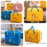Double Zipper Cartoon Storage Bags for Kids (90 GSM Non-Woven Fabric)